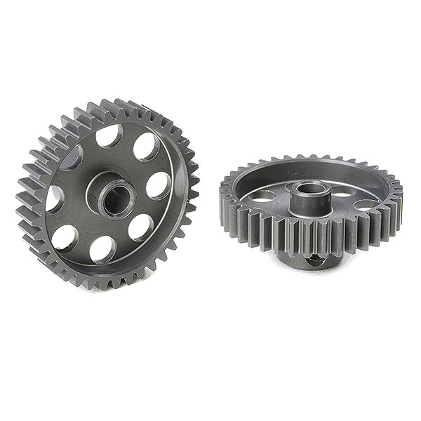 Corally 48 dp Pinion Short Hard Anodised Al7075 38 Teeth Shaft Dia. 3.17mm
