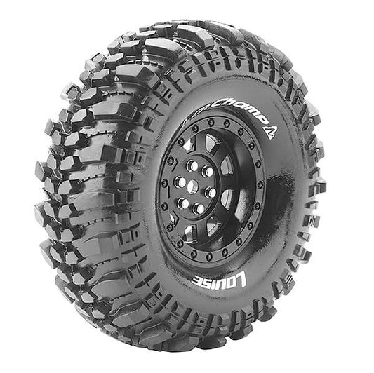 Louise RC Cr-Champ 1:10 Super Soft Black Hex 12mm L-T3231VB