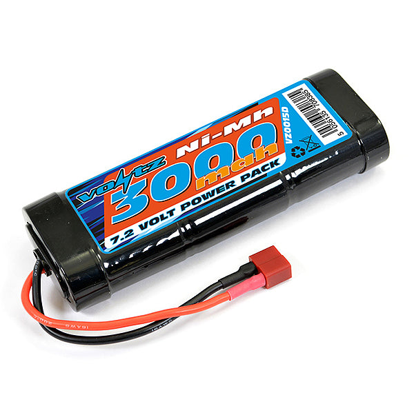 Voltz 3000mAh Stick Pack 7.2V w/Deans Connector