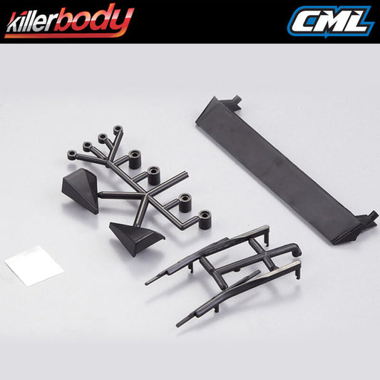 Killerbody Black Plastic Parts (Lancia Delta Hf Integrale) KB48294