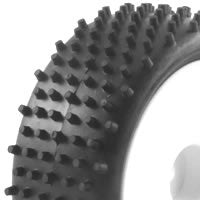 Fastrax 1:10 Mounted Buggy Tyres Lp 'Stub' Front FAST0046