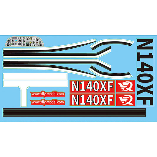 XFly Twin Nova Decal Sheet XF107-13