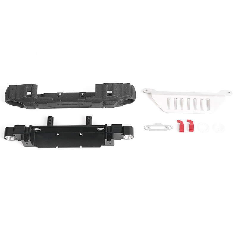 RC4WD Oem Narrow Front Winch Bumper w/Steering Guard for Axial 1:10 SCX10 III Jeep (Gladiator/Wrang