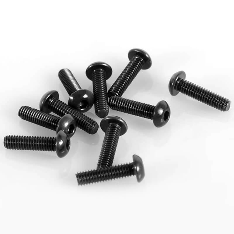 RC4WD Steel Button Head Cap Screws M2.5 X 10mm (10) Z-S0916