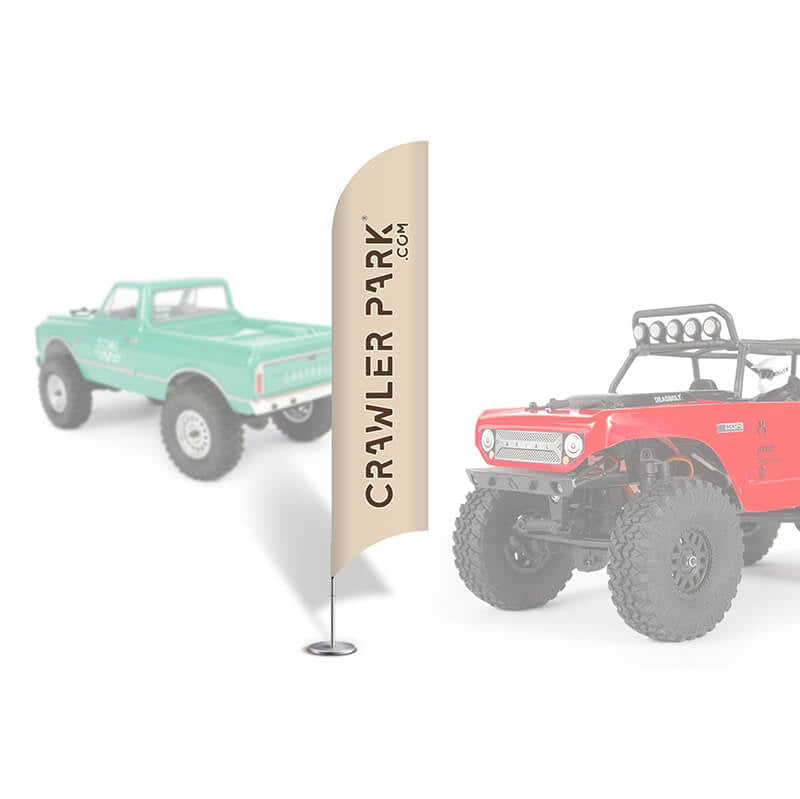 Crawler Park 1:24 Scale Beach Flags (2pcs) TWD240017