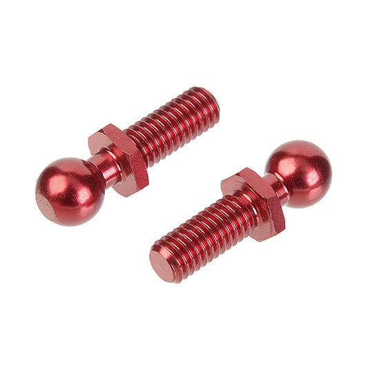 Corally Alum. Threaded Ball 4.25mm 2pcs C-00100-082