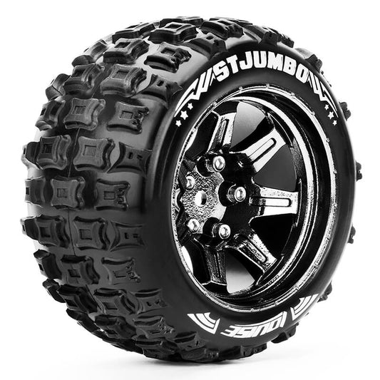 Louise RC St-Jumbo 1:10 Soft Hex 14mm Black Chrome Arrma Gr L-T3210SBCM