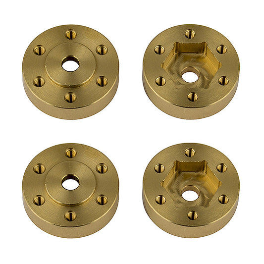 Element RC Ft Enduro Beadlock Hex Adapters, Brass EL42104