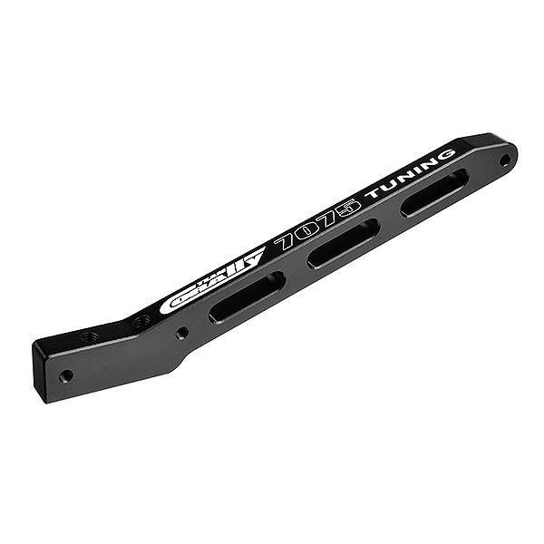 Corally Chassis Brace V2 Rear Swiss 7075 T6 Hard Black Bugg. C-00180-396-2