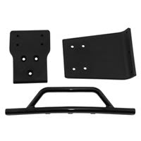RPM Front Bumper & Skid Plate for Traxxas Slash 4X4 - Black RPM80022