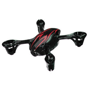 Hubsan X4C Mini Quadcopter Bodyshell Assembly - Bk/Red H107-A26