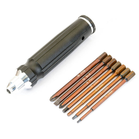 Fastrax 7-Piece Changeable Driver Set 1.5/2.0/2.5/3.0/Ph1/Ph2/Sl4mm FAST614