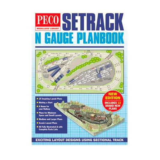 PECO Setrack N Gauge Planbook Model Railway Layouts IN-1