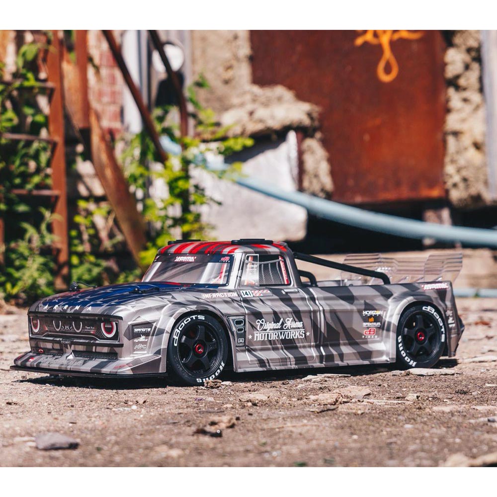 Arrma Infraction 6S BLX RTR Silver 1:7 RC Car