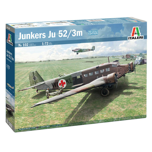 Italeri 102 Junkers Ju-52/3m 1:72 Model Kit