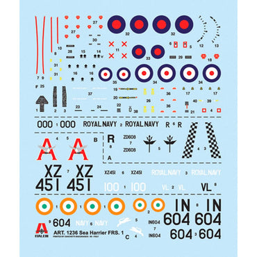 Italeri 1236 Harrier FRS.1 Falklands 40 year Anniversary 1:72 Plastic Model Kit