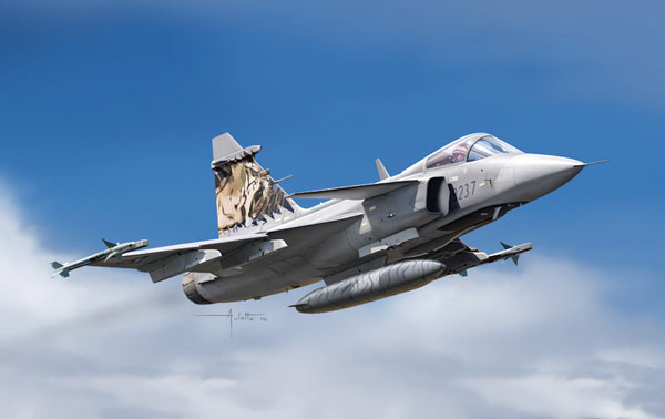ITALERI 1306 JAS 39 Gripen 1:72 Aircraft Model Kit