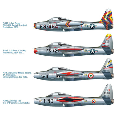 Italeri 1321 F-84G Thunderjet Fighter-Bomber 1:72 Model Kit
