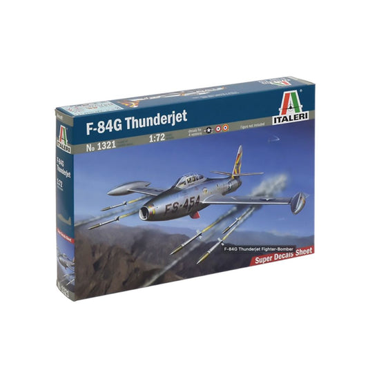 Italeri 1321 F-84G Thunderjet Fighter-Bomber 1:72 Model Kit