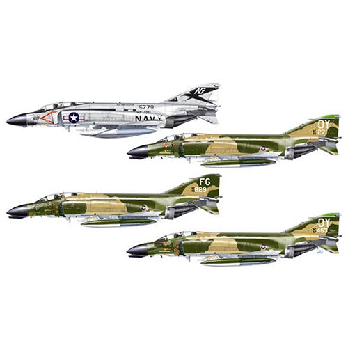 ITALERI F-4 Phantom Aces 1373 1:72 Aircraft Model Kit