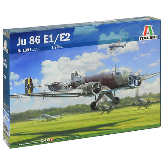 ITALERI 1391 JU-86 E-1/E-2 1:72 Aircraft Model Kit