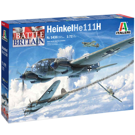Italeri 1436 Heinkel He-111H-6 1:72 Plastic Model Kit