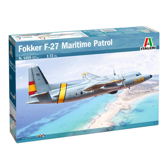 Italeri 1455 Fokker F-27 Maritime Patrol Aircraft 1:72 Plastic Model Kit