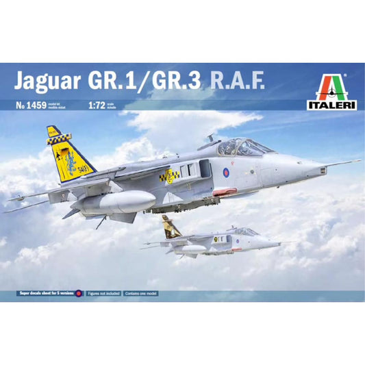 Italeri 1459 Sepecat Jaguar GR-1 /3 RAF Service 1:72 Plastic Model Aircraft Kit