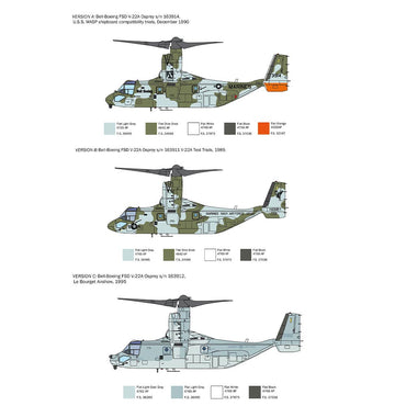 Italeri 1463 V-22A Osprey 1:72 Plastic Aircraft Model Kit
