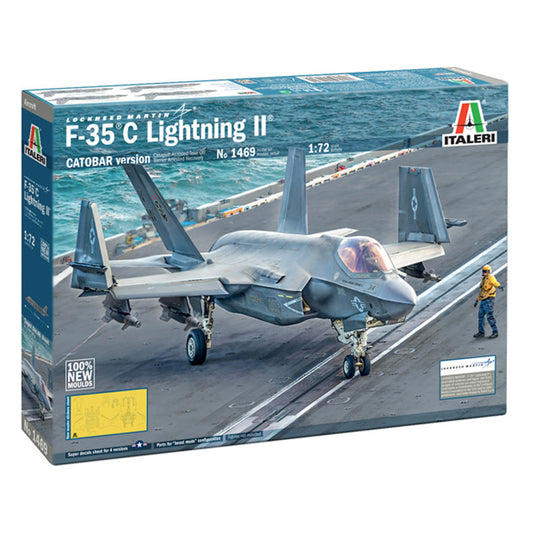 Italeri 1469 F-35C Lightning II CATOBAR Version 1:72 Model Kit