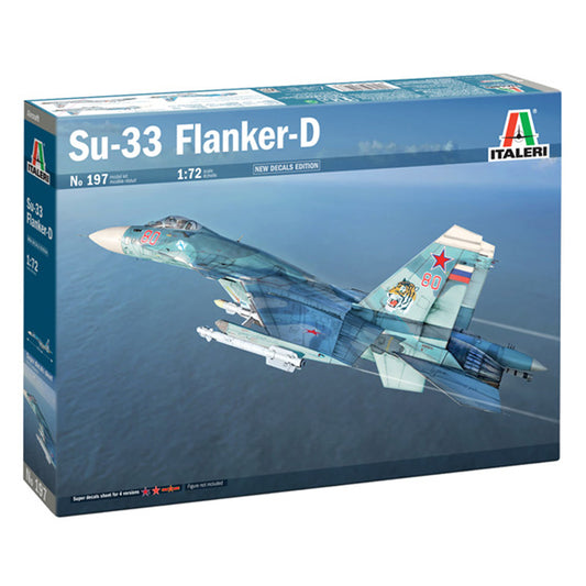 Italeri 197 Su-33 Sea Flanker-D 1:72 Model Kit