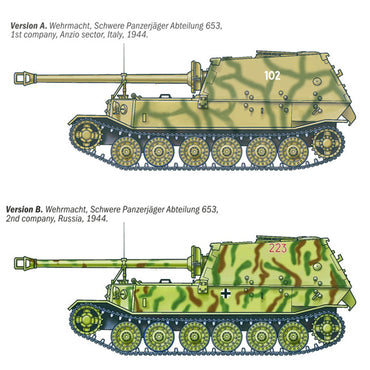 Italeri 211 Sd.Kfz.184 PanzerJager Tiger (P) Elefant 1:35 Model Kit