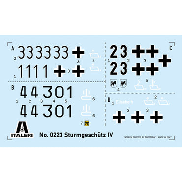 Italeri 223 Sd.Kfz.167 Sturmgeschutz IV 1:35 Model Kit