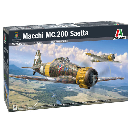 Italeri 2516 Macchi MC.200 Saetta 1:32 Model Kit