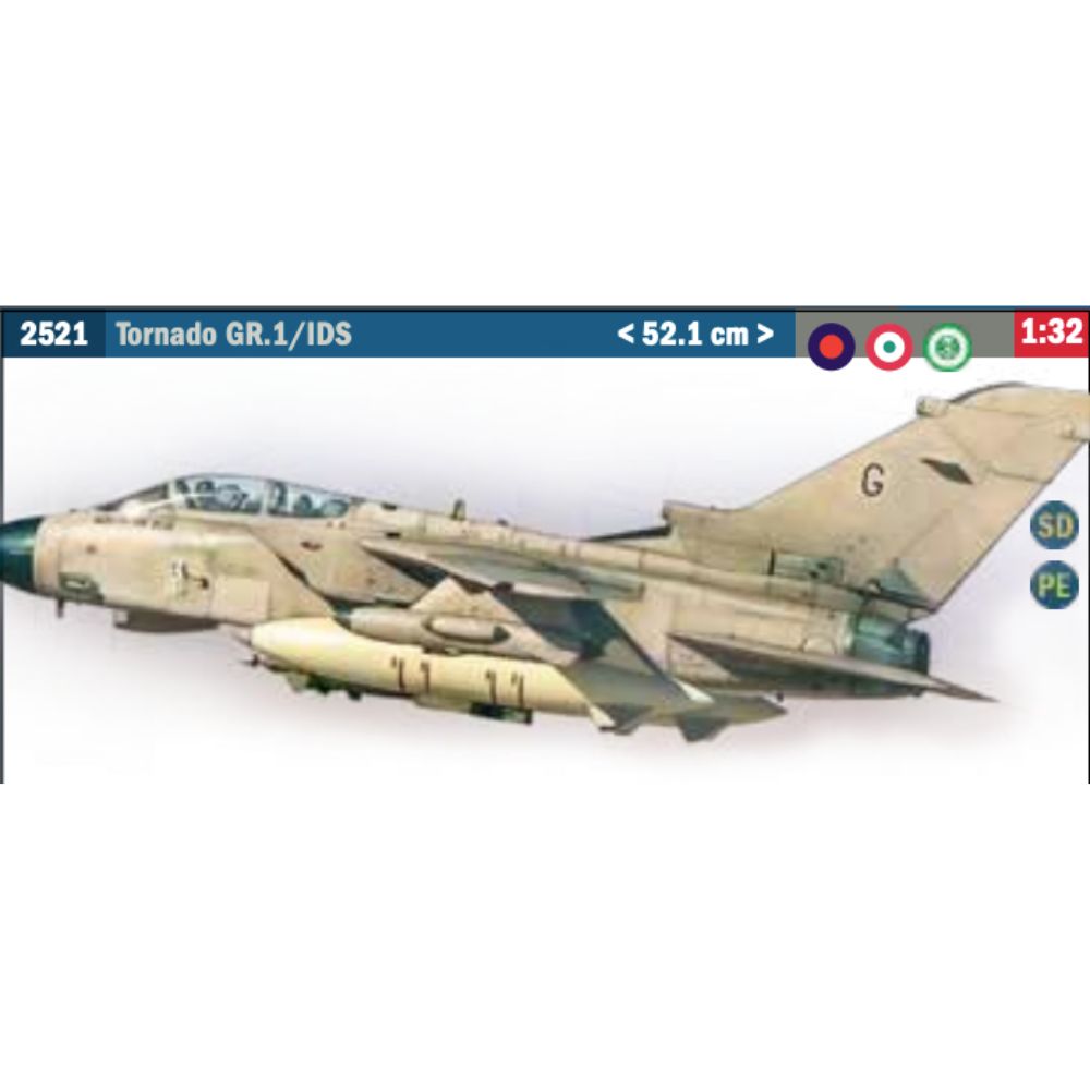Italeri 2521 Tornado GR.1 Desert Storm RAF 1:32 Model Kit