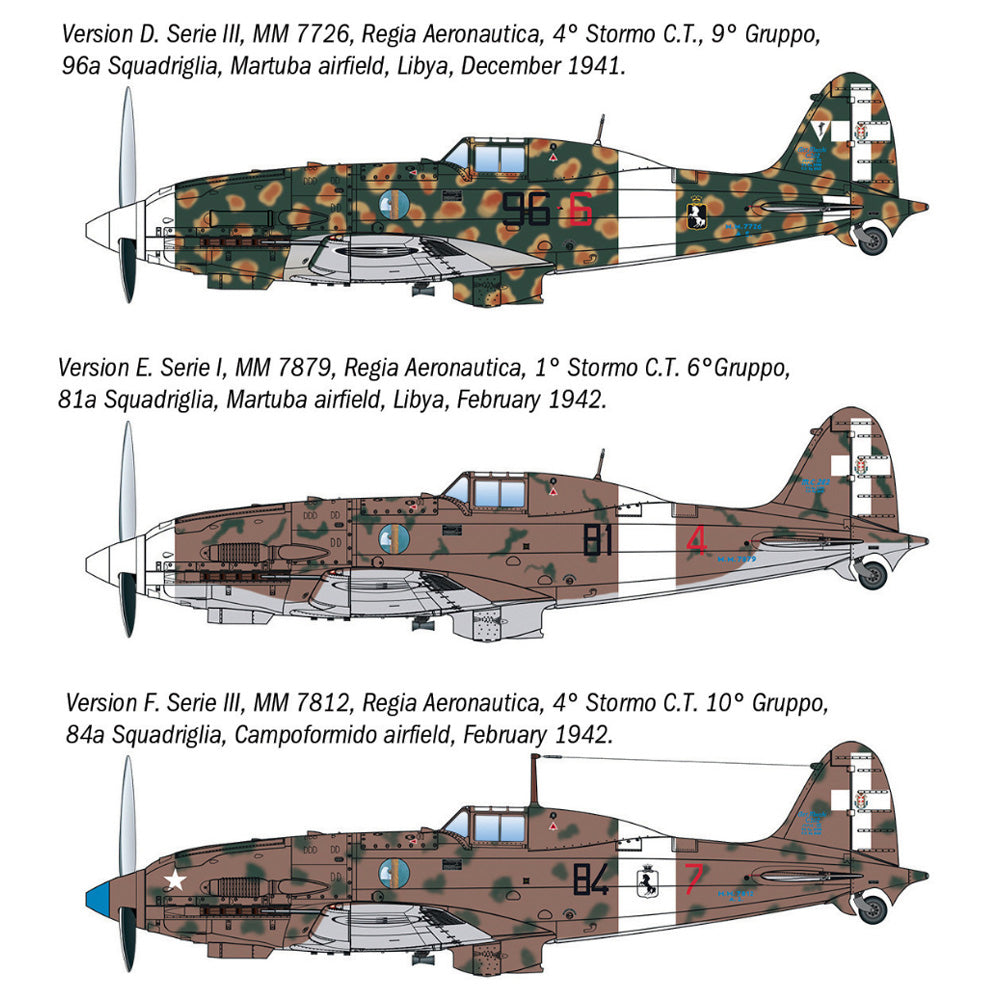 Italeri 2524 Macchi MC.202 Early Series 1:32 Model Kit