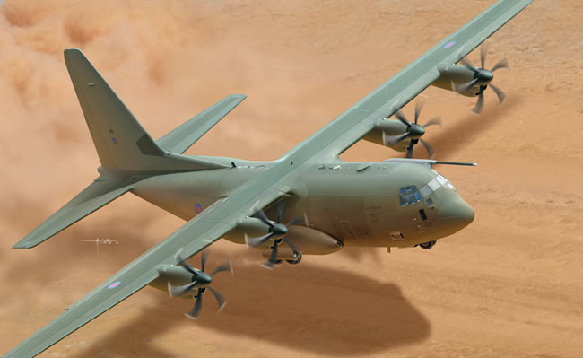 ITALERI RAF Hercules C130J C5 2746 1:48 Aircraft Model Kit