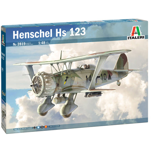 Italeri 2819 Henschel Hs123 1:48 Plastic Model Aircraft Kit
