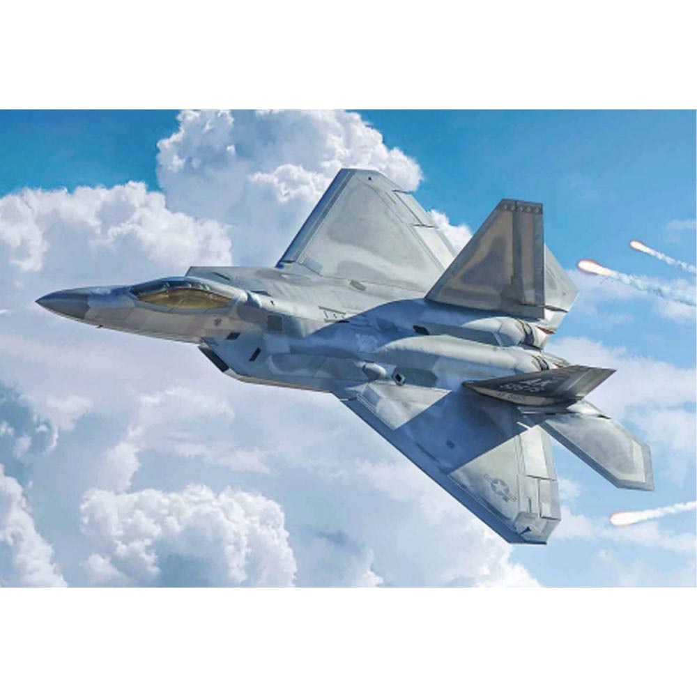 Italeri 2822 Lockheed Martin F-22A Raptor USAF 1:48 Plastic Model Kit