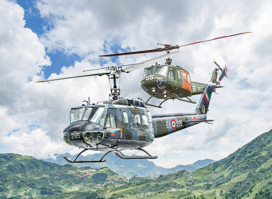 Italeri 2845 AB.205 / UH-1D "SAR" Search & Rescue Helicopter 1:48 Model Kit