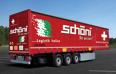 Italeri 3918 Curtainside Trailer 1:24 Truck Model Kit