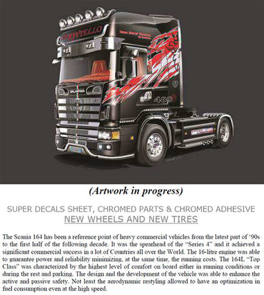 Italeri 3922 Scania 164L Topclass 1:24 Truck Model Kit