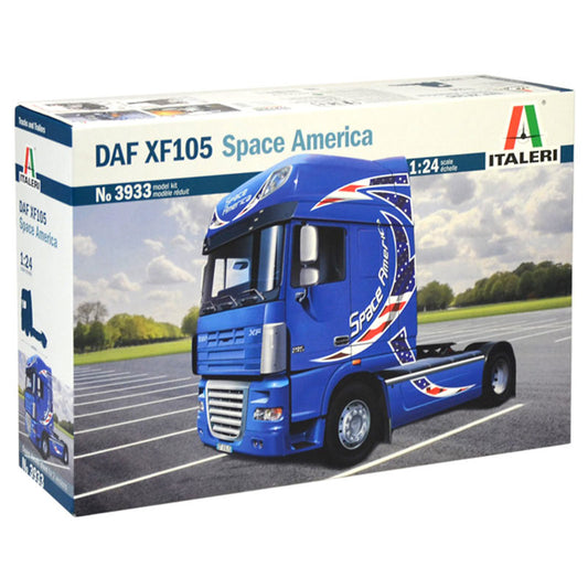 ITALERI DAF XF-105 Space America 3933 1:24 Truck Model Kit