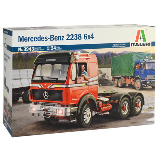 ITALERI Mercedes Benz 2238 6x4 3943 1:24 Truck Model Kit