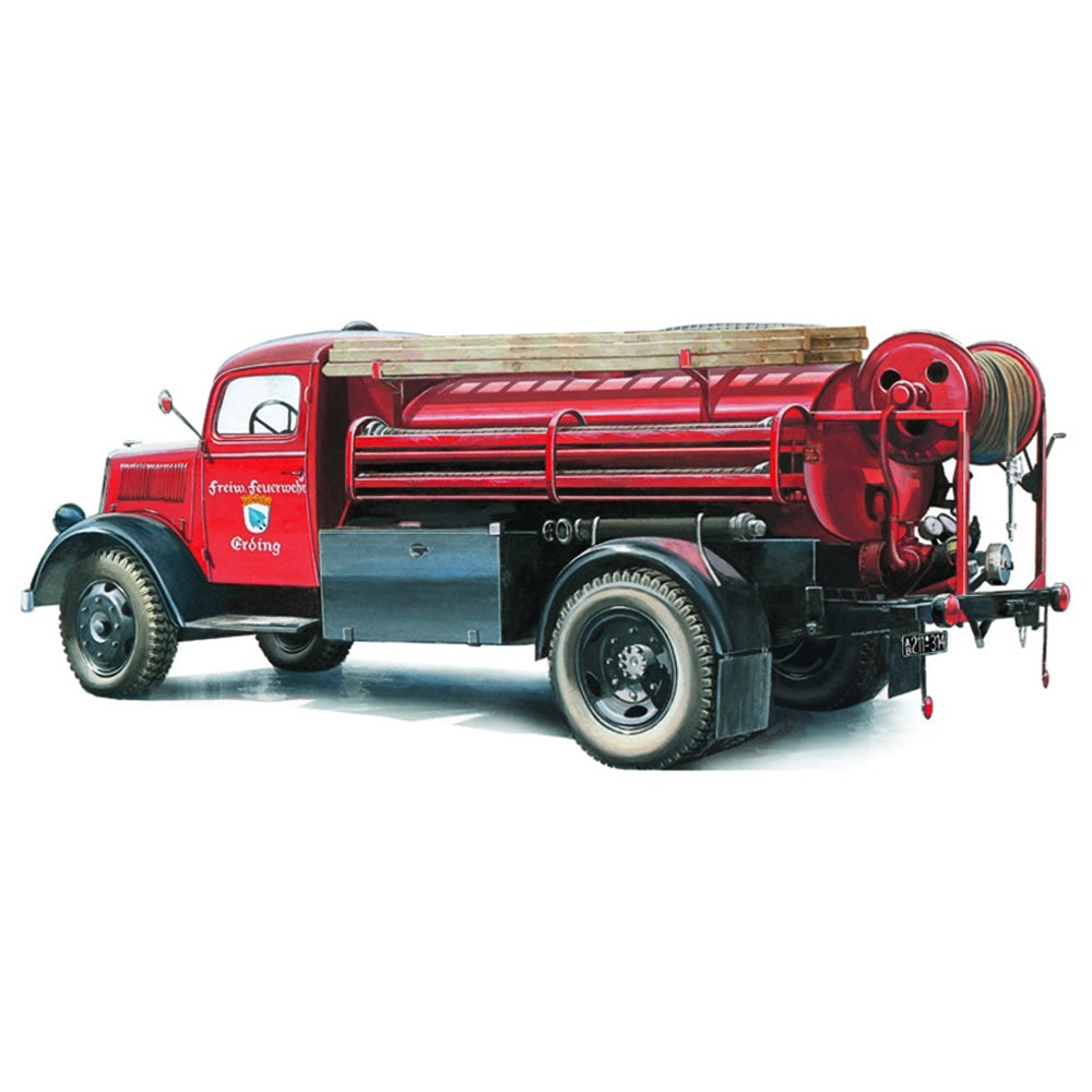 Italeri 3966 Opel Blitz Fire Truck 1:24 Model Kit