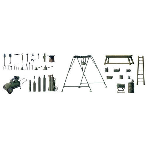 ITALERI 419 Field Tool Shop 1:35 Accessories Model Kit