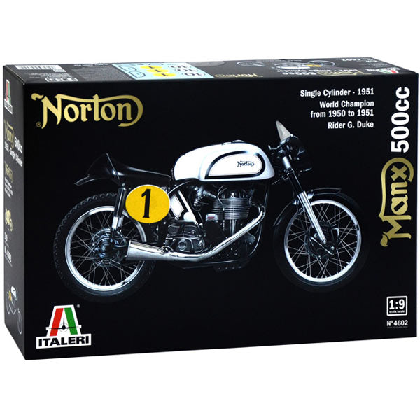 ITALERI Norton Manx 500 (1951) 4602 1:9 Bike Model Kit