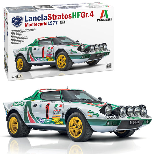 Italeri 4714 Lancia Stratos HF Gr.4 1:12 Model Kit