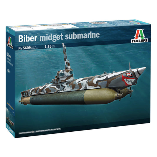 Italeri 5609 U-Boat Biber Midget Submarine 1:35 Model Kit