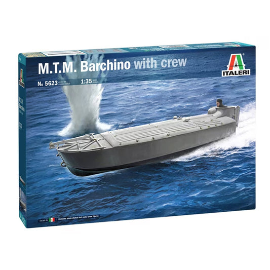 Italeri 5623 M.T.M. Barchino with Crew 1:35 Plastic Boat Model Kit